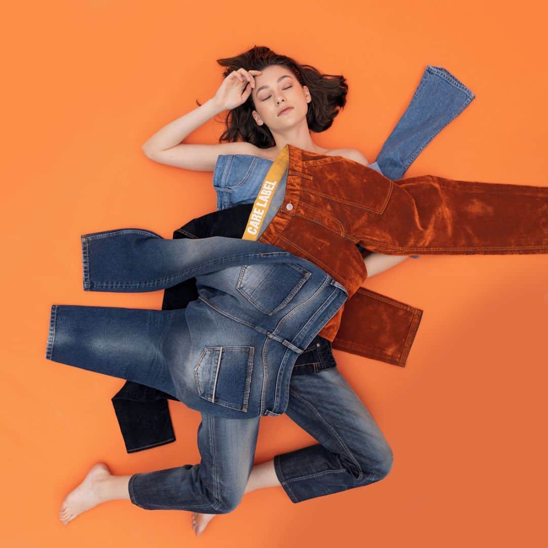 ケアレーベルのインスタグラム：「Feel the quality, dreaming denim!⁣ care-label.com⁣ ⁣ #carelabel #denimlovers #denimstory #denimaddiction」
