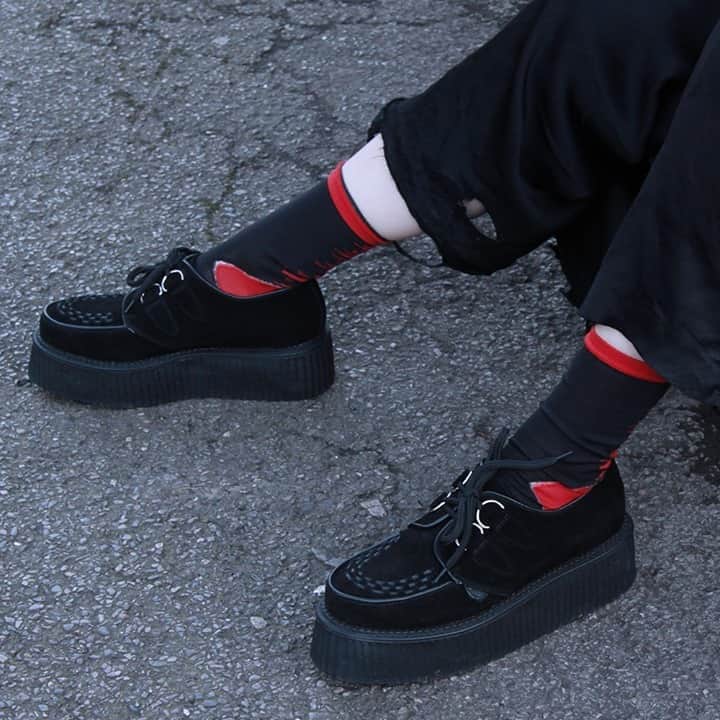 のインスタグラム：「The Original Wulfrun Creeper- the black suede version on a double sole. Algender and available from our online store and from selected global stockists.⁠ ⁠ AUTHENTIC.⁠ ORIGINAL.⁠ SUBCULTURE INSPIRED.⁠ SINCE 1981.」