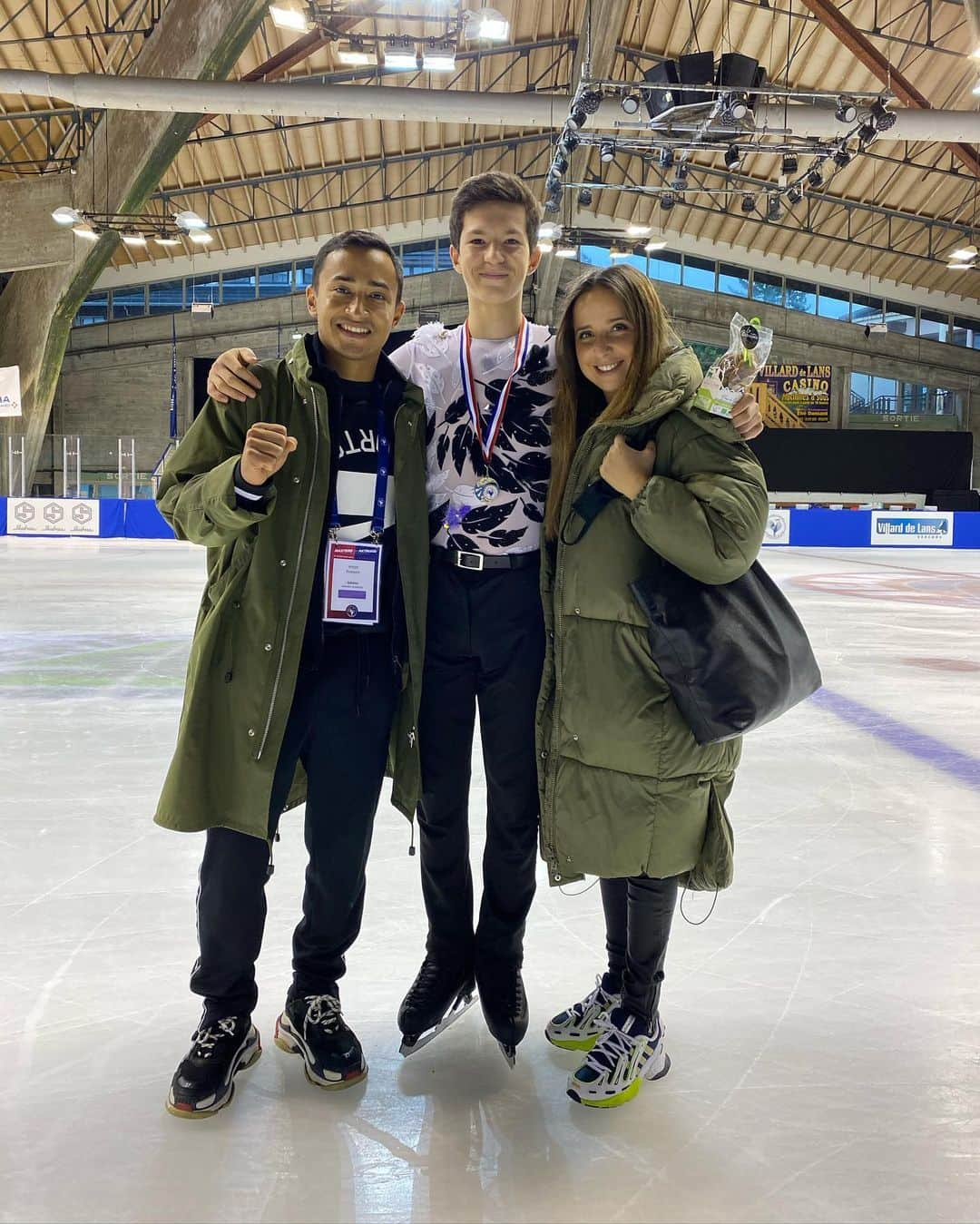 フローラン・アモディオのインスタグラム：「🥇 —— #proudcoach 💫 #francoispitot ⛸ #masters2020 🏅 #amodioacademy 🏛」