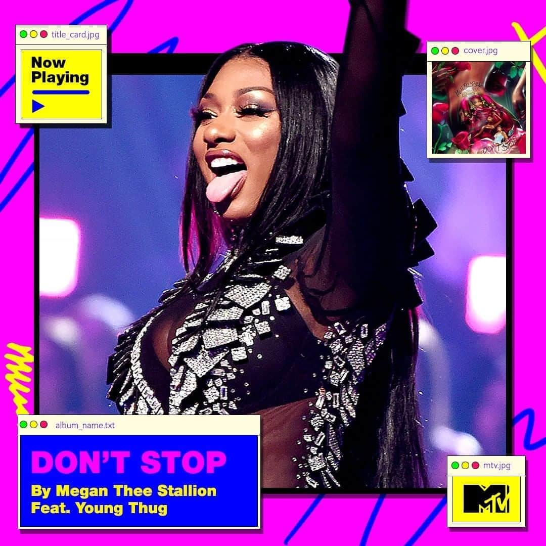 MTVさんのインスタグラム写真 - (MTVInstagram)「▶️ 𝙉𝙤𝙬 𝙥𝙡𝙖𝙮𝙞𝙣𝙜 at thee fullest possible volume: #DONTSTOP by @theestallion ft. @thuggerthugger1. 🔥」10月3日 2時00分 - mtv