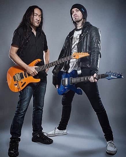 DragonForceさんのインスタグラム写真 - (DragonForceInstagram)「This #FBF brings you some news that Herman & Sam be writing another song in 10 minutes with you guys today on @hermanli stream 🤘🏼 1pm PT  4pm ET  9pm UK Twitch.TV/HermanLi 🎸 What should today’s theme be?」10月3日 2時03分 - dragonforcehq
