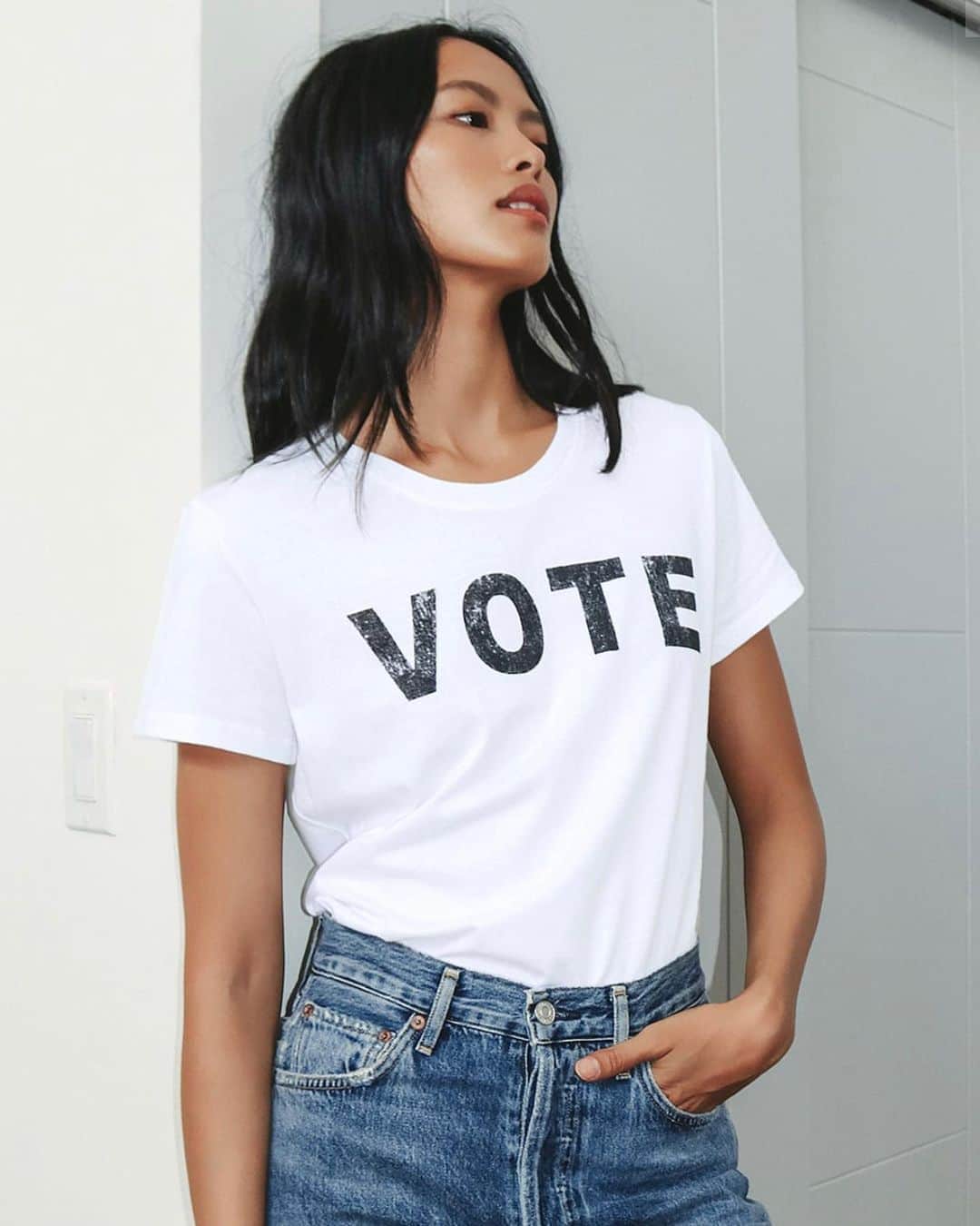 のインスタグラム：「VOTE 🗳 TEES ARE IN! only @lulus  #vote2020 #boutiquestyle #ootdfashion #madeinla #styleinspo #lulus #bloomingdales」