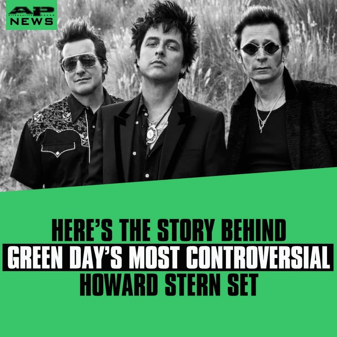 Alternative Pressさんのインスタグラム写真 - (Alternative PressInstagram)「WATCH: @GreenDay have performed 16 times on The Howard Stern Show (@sternshow) over the years, but one particular performance 19 years ago remains one of their most controversial yet ⁠ LINK IN BIO⁠ .⁠ .⁠ .⁠ #greenday #greendayhowardstern #howardstern #thehowardsternshow #sternshow #altpress #alternativepress」10月3日 2時30分 - altpress