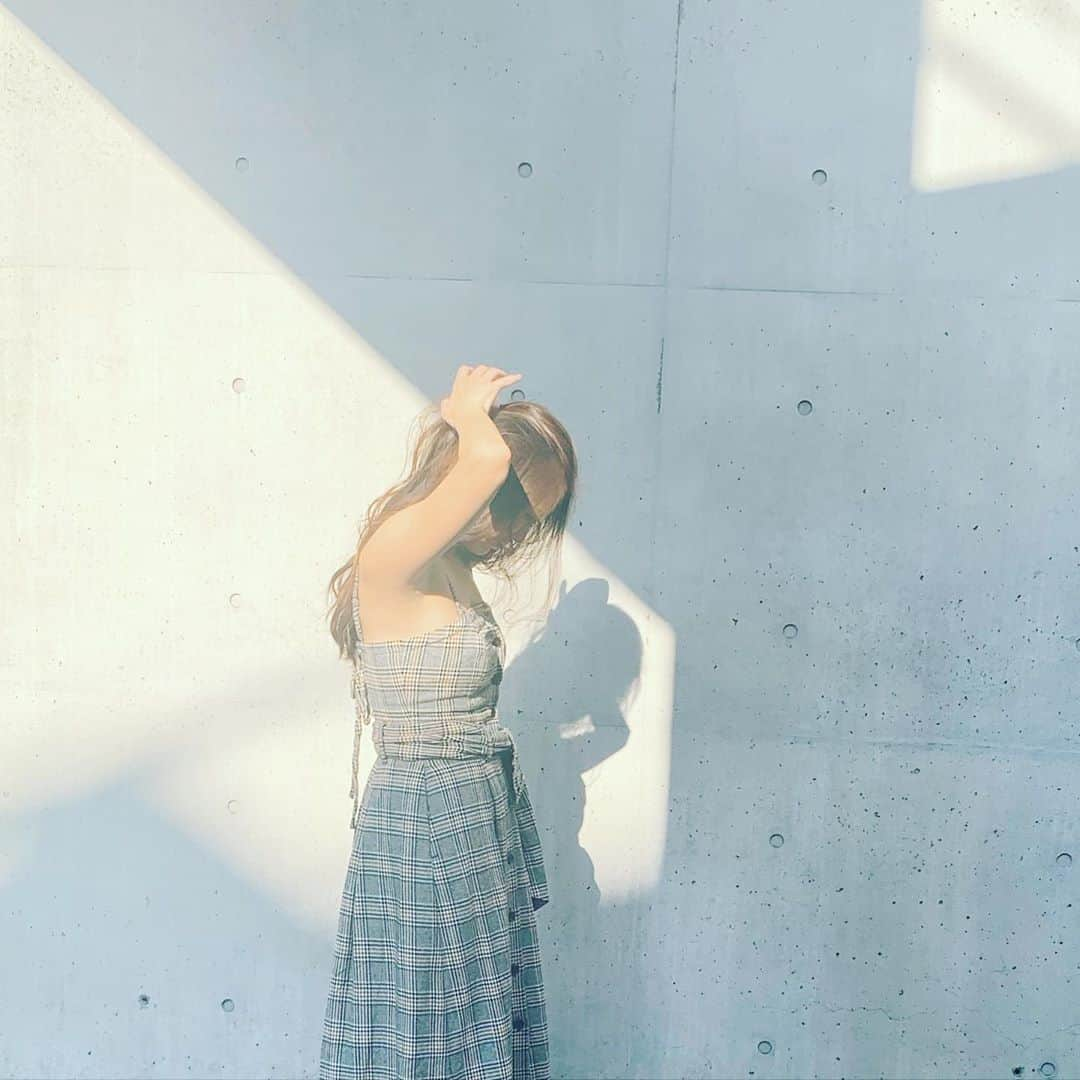 市原佑梨さんのインスタグラム写真 - (市原佑梨Instagram)「10月の光🌾🍡🍠✨  #october#instagooddaily#instame#instagram#ootd#instagood#checkdress#dress#herlipto#チェックワンピ#秋コーデ#私服#秋私服#秋ワンピ」10月3日 2時57分 - yuri_ichihara