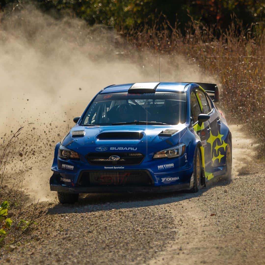 Subaru Rally Team USAさんのインスタグラム写真 - (Subaru Rally Team USAInstagram)「#199Subaru @TravisPastrana and @rhianongelsomino start 3rd on the road just behind teammates @brandonsemenuk and @john55sp. 33 Miles of stages for Day 1, half of which are run in the dark. Lights on! #ShowMeRally #Subaru #SubaruRally #ShowMeRally」10月3日 5時02分 - subarumotorsportsusa