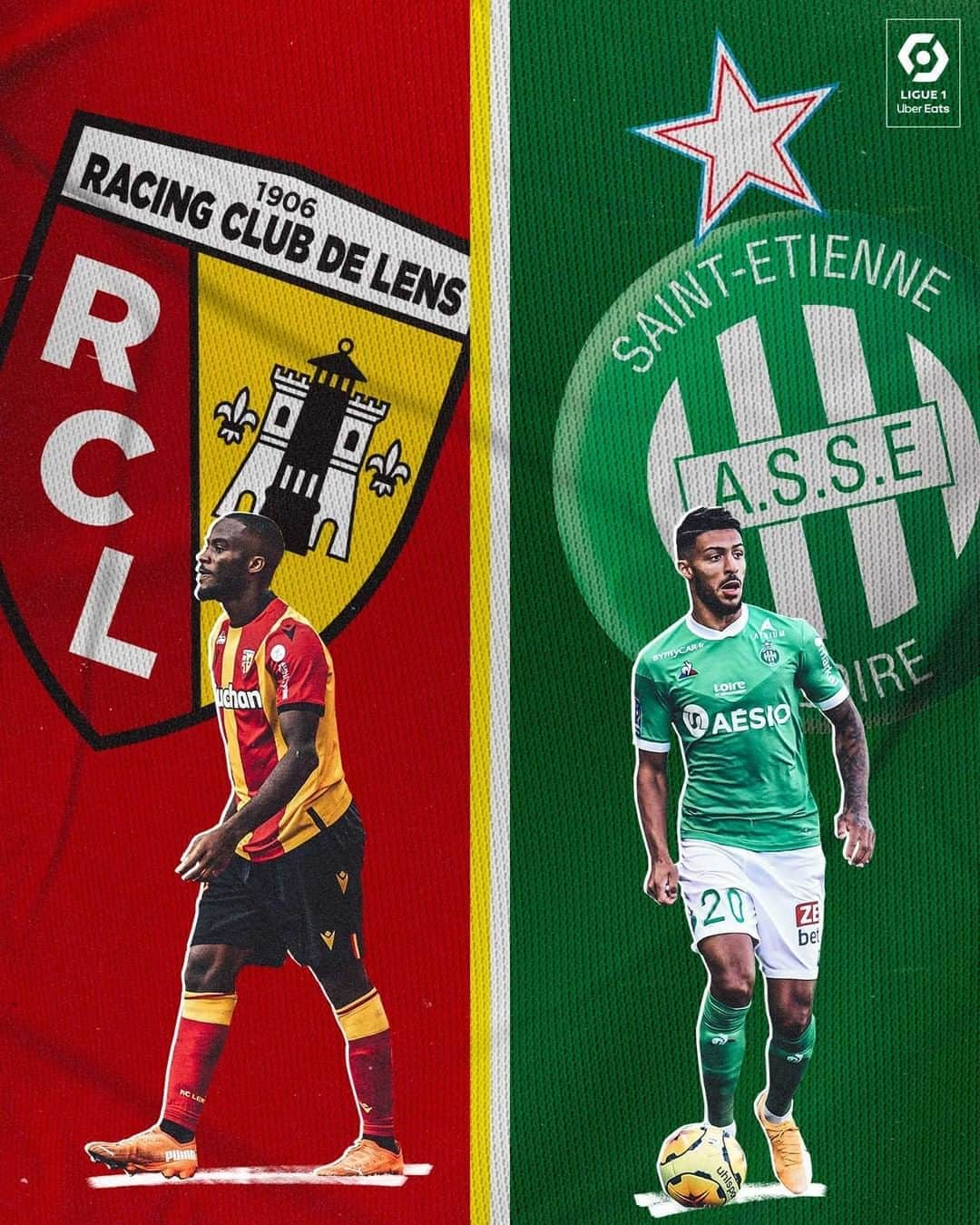 リーグ・アンさんのインスタグラム写真 - (リーグ・アンInstagram)「Des retrouvailles entre deux clubs qui ont beaucoup en commun 🗣  @rclens 🤝 @asseofficiel   Two clubs with a lot in common meet again!  #RCLASSE #RCLens #SaintEtienne #Ligue1UberEats」10月3日 17時00分 - ligue1ubereats