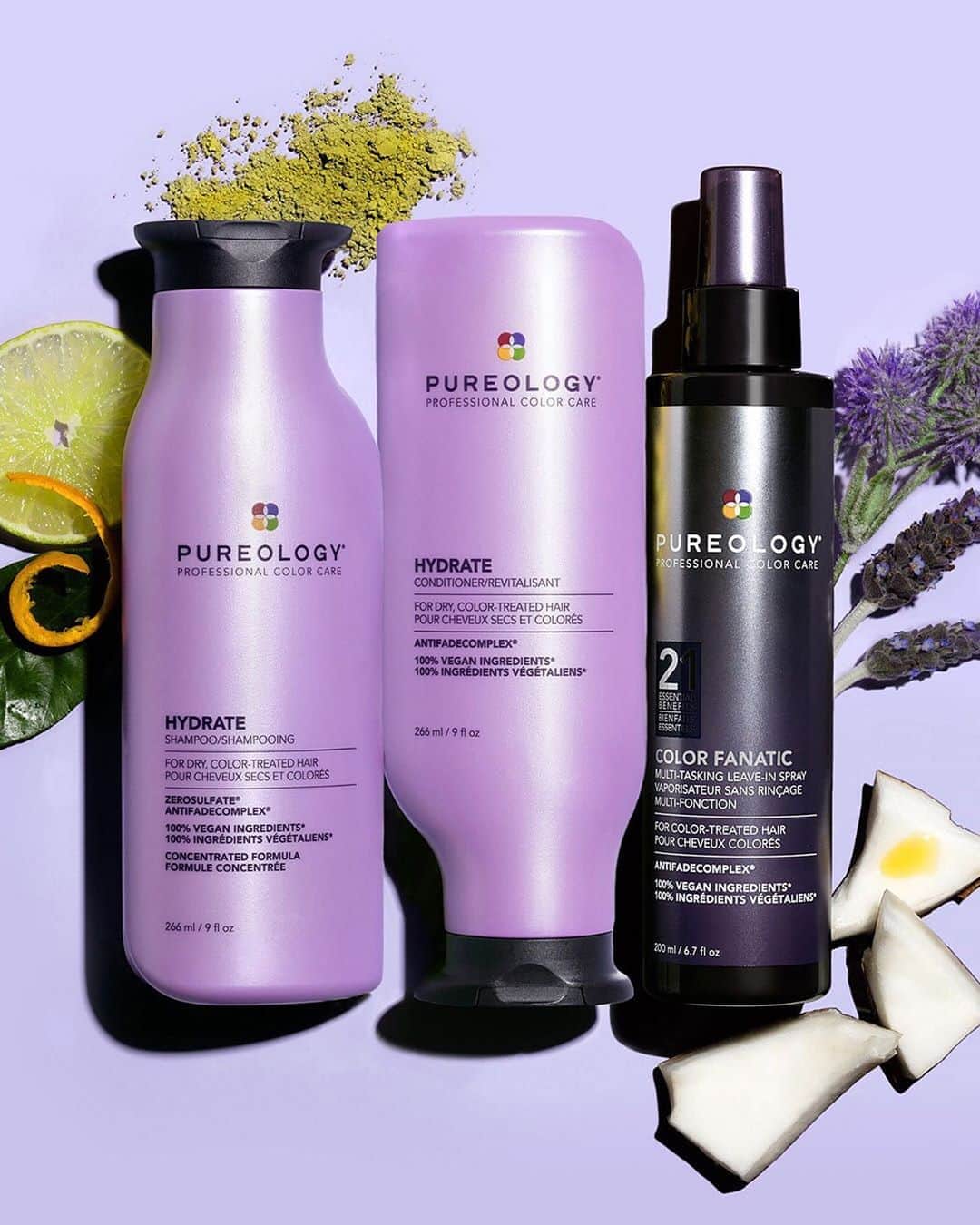のインスタグラム：「Color-treated hair? Then you *have* to check out @pureology! This just-arrived hair-care brand is sulfate-free and professionally formulated to keep color-treated hair looking its best—expect major hydration, silky shine, and enhanced color radiance 💫」