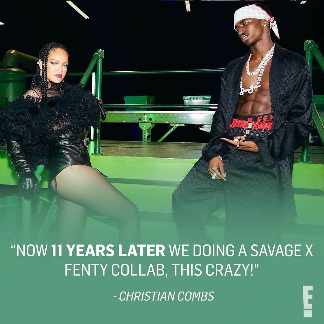 E! Onlineさんのインスタグラム写真 - (E! OnlineInstagram)「Noun. 𝐠𝐥𝐨𝐰-𝐮𝐩 (plural glow-ups): A major and impressive transformation in appearance, talent, power, etc. #SavagexFenty (📷: @kingcombs)」10月3日 10時31分 - enews