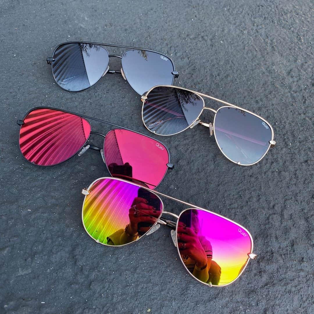 quayaustraliaさんのインスタグラム写真 - (quayaustraliaInstagram)「It's a HIGH KEY WEEKEND 😎 For a limited time, shop HIGH KEY sunnies + blue light for just $45 USD 😲Hit the link in bio + add to cart before the timer runs out #FINDYOURQUAYS *excludes polarized」10月3日 11時26分 - quayaustralia