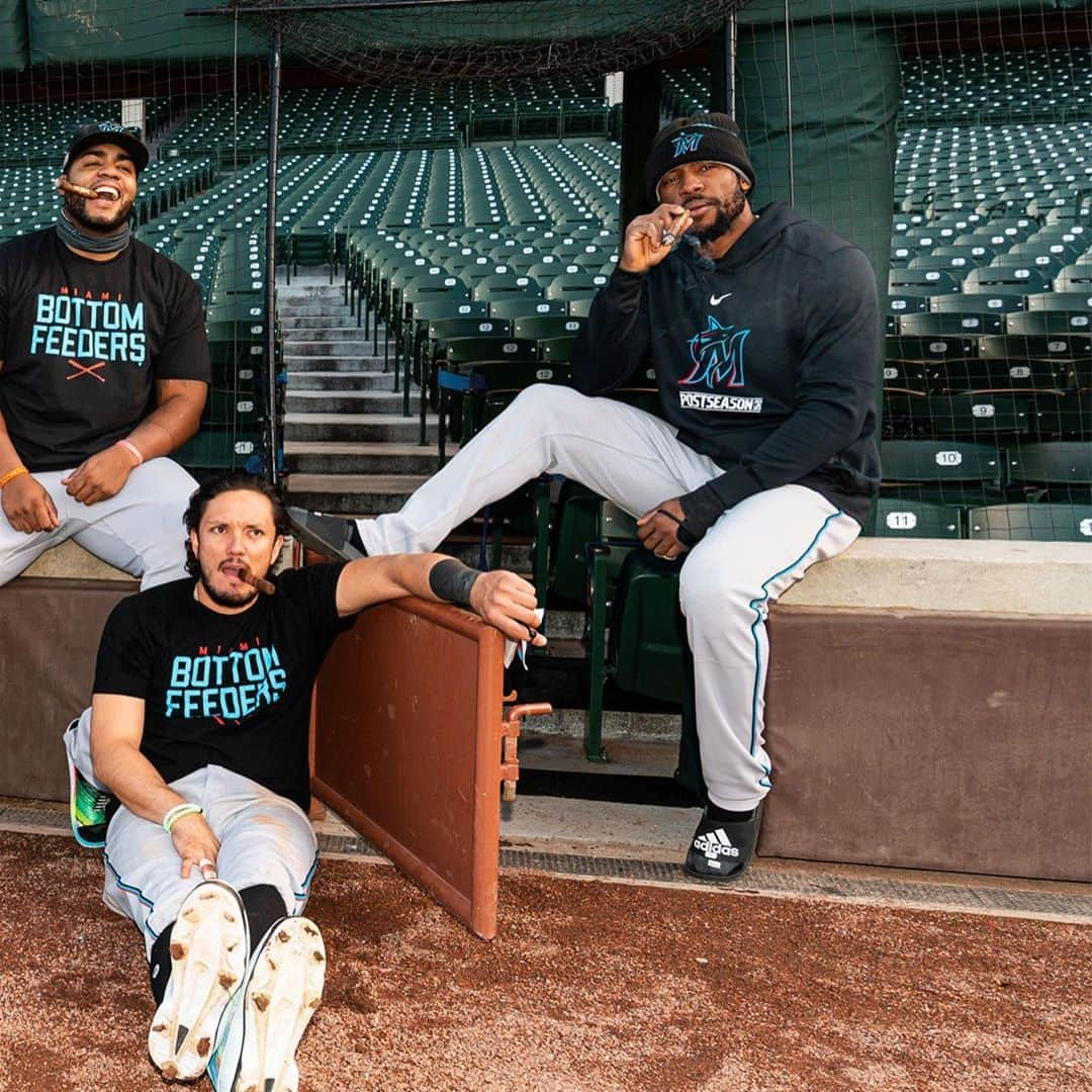 マイアミ・マーリンズさんのインスタグラム写真 - (マイアミ・マーリンズInstagram)「do NOT sleep on the Marlins. #JuntosMiami」10月3日 12時05分 - marlins