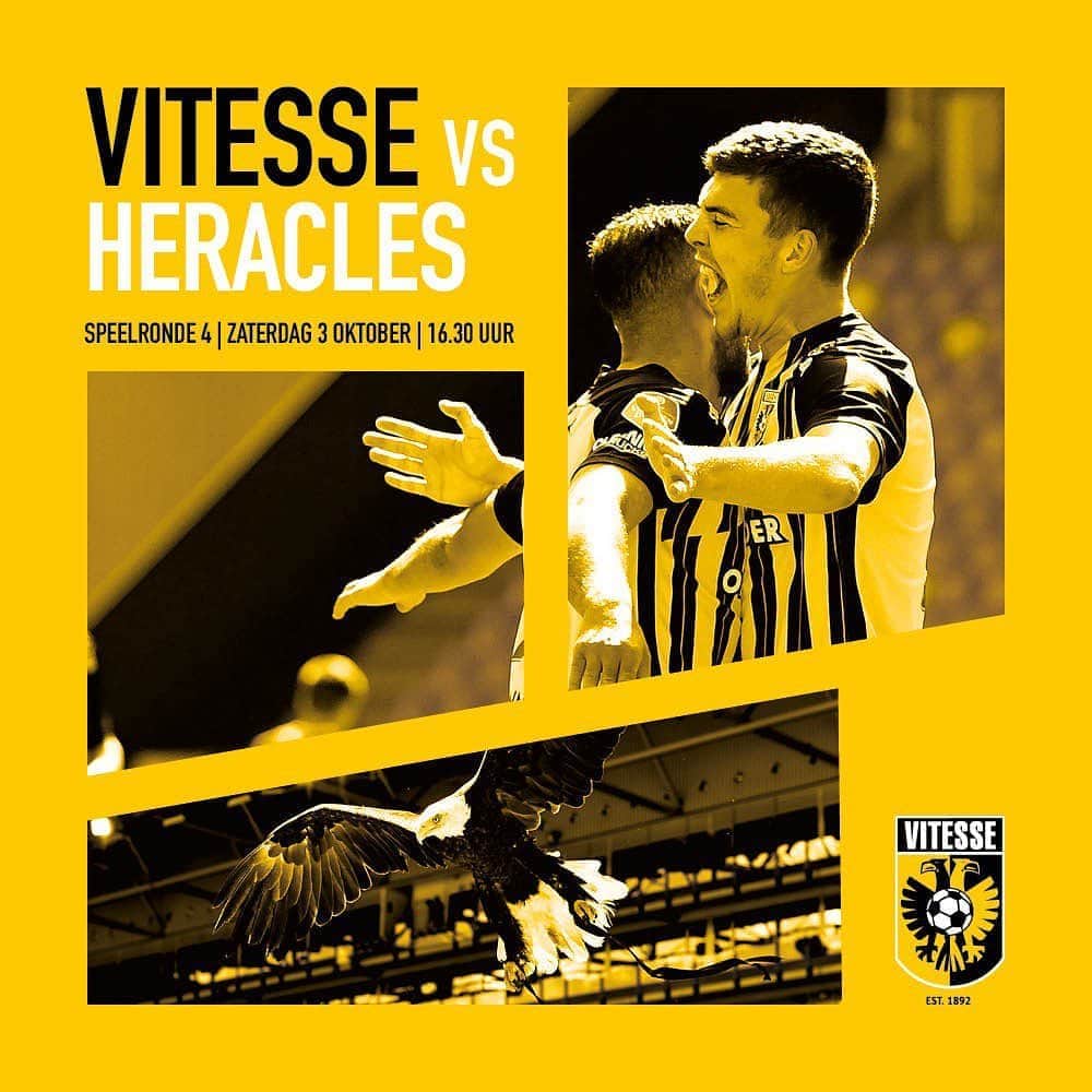 のインスタグラム：「MATCHDAY!   Speelronde 4️⃣  #Vitesse #vither」