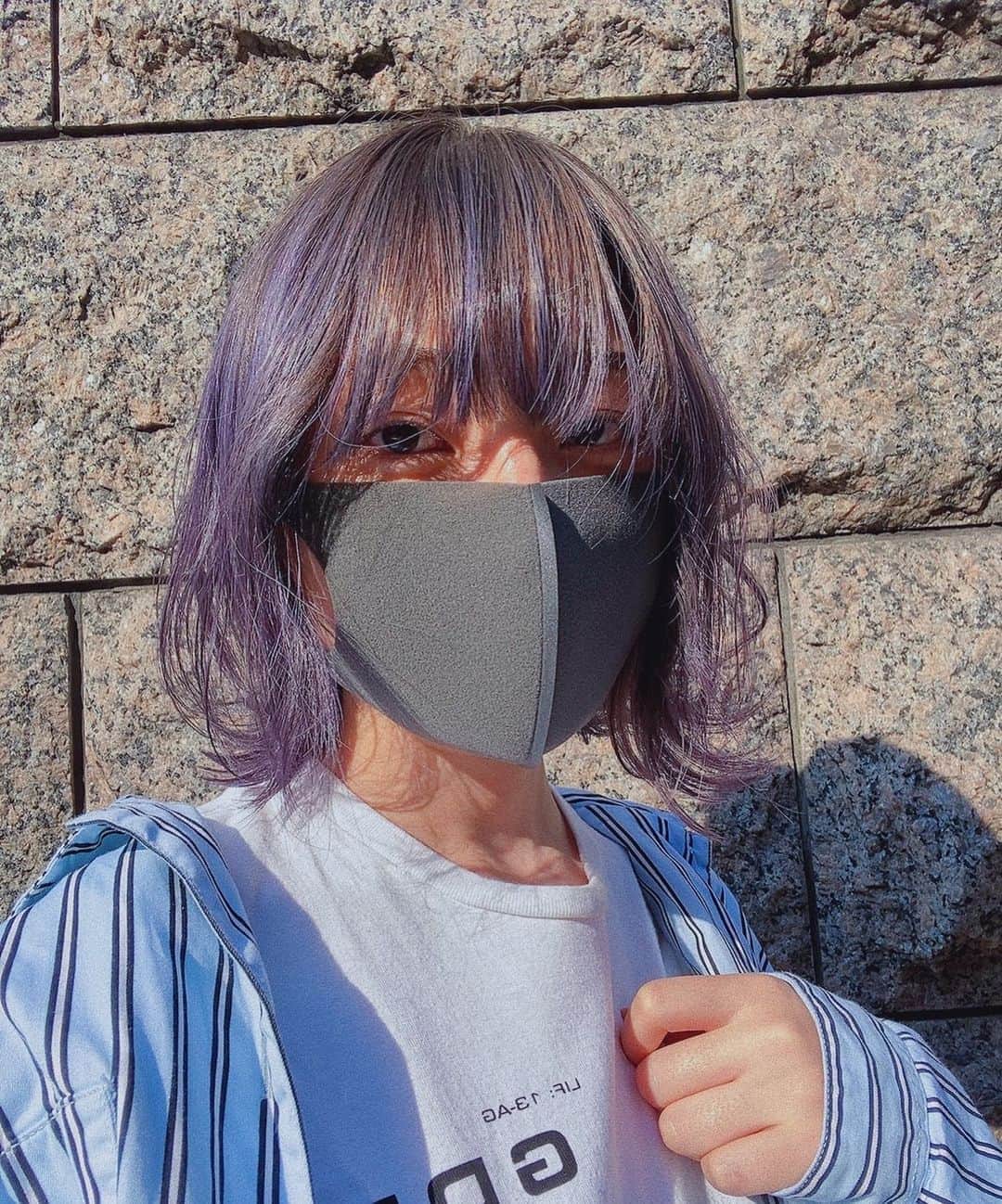 沙田瑞紀さんのインスタグラム写真 - (沙田瑞紀Instagram)「ニューカラー！ ラベンダー色👨🏿‍🎤🍠🍇💠  #haircolor」10月3日 15時33分 - mizuki_masuda