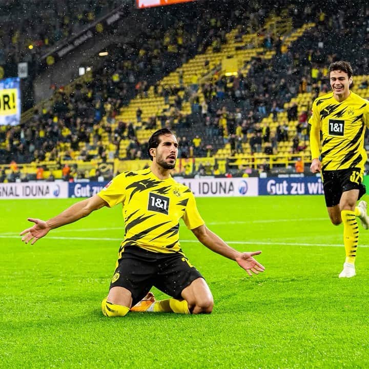 エムレ・カンのインスタグラム：「Back to winning ways 💪! What a feeling to score in front of our supporters again 🖤💛 Let's keep on going @BVB09 #EC23 #weCan」