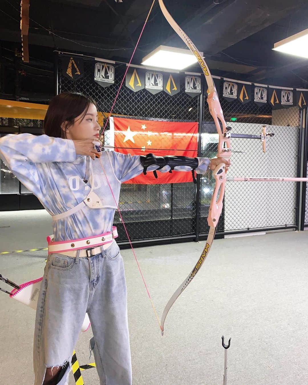 リン・シャオザイのインスタグラム：「🏹💗💕」