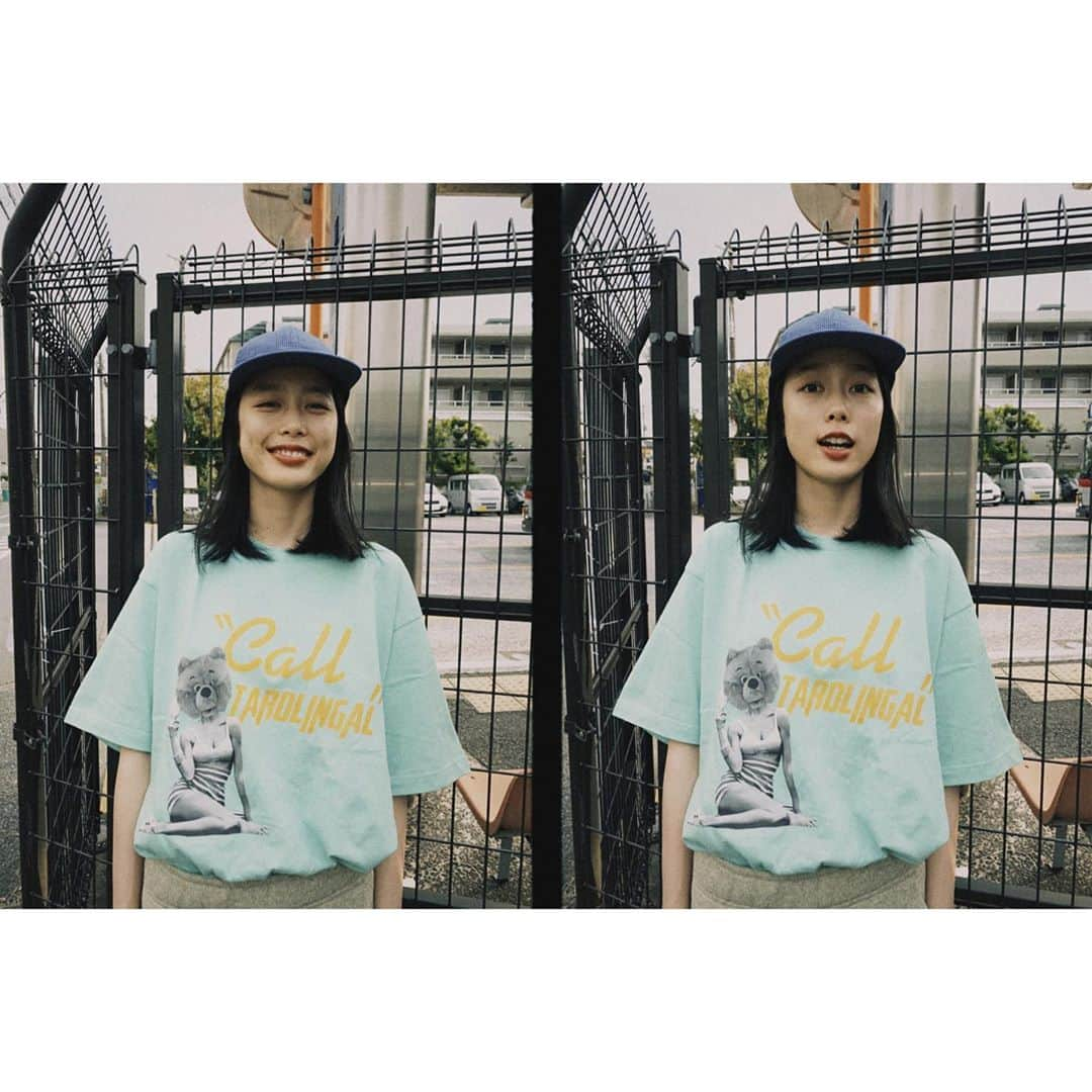 吉倉あおいさんのインスタグラム写真 - (吉倉あおいInstagram)「@tarolingal Tシャツ💙💛 🧢　@brooksbrothersjapan #まゆげの少年スタイル」10月3日 20時27分 - aoi_yoshikura