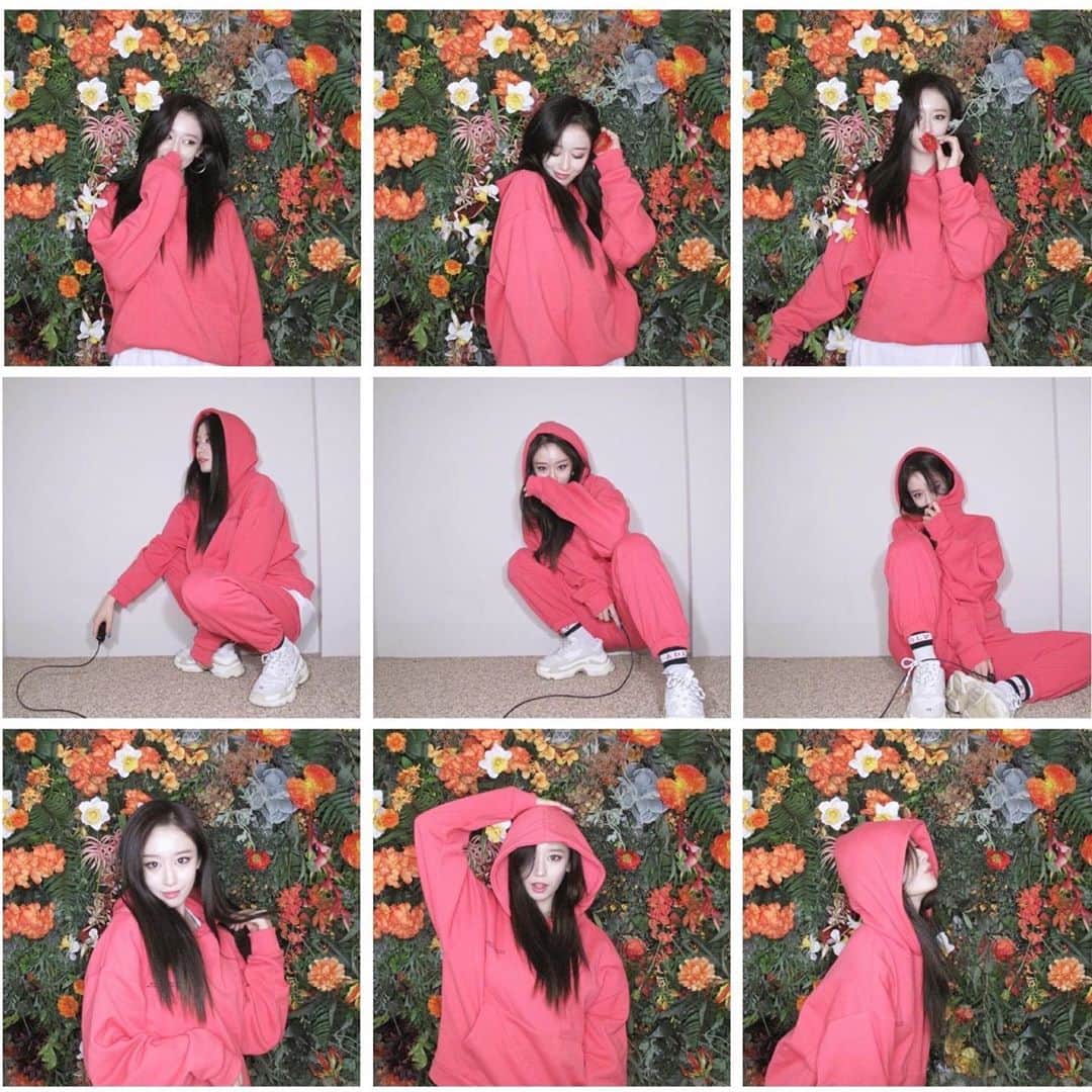 ジヨン のインスタグラム：「🌷」