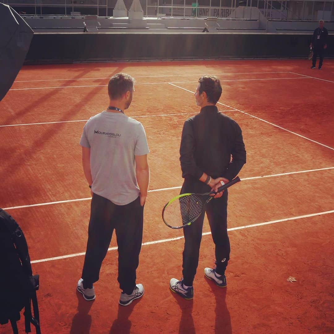 フローラン・ダバディーさんのインスタグラム写真 - (フローラン・ダバディーInstagram)「Roland-Garros Day 7 チチパス選手の練習見学しました🇬🇷 #rolandgarros2020」10月3日 21時07分 - florent_dabadie