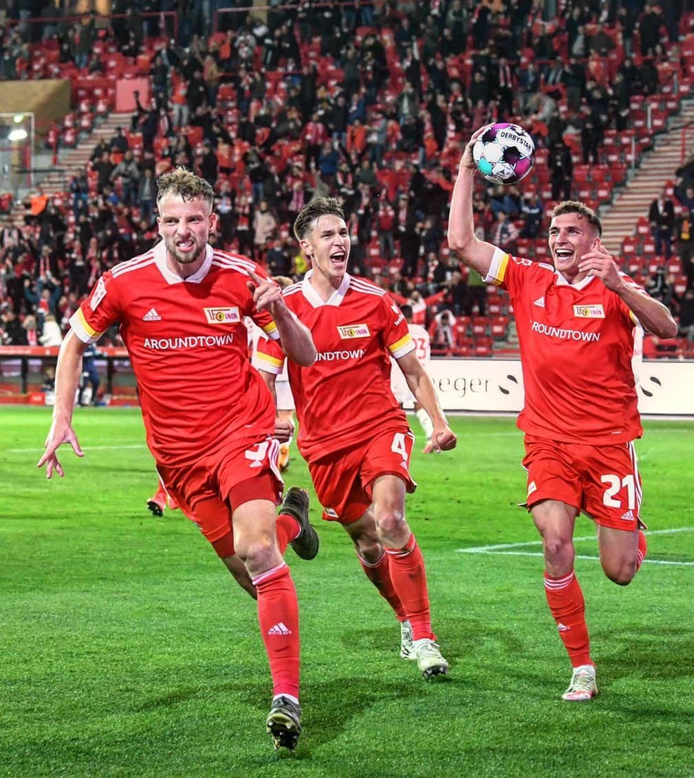 マーヴィン・フリードリヒのインスタグラム：「3 Punkte an einem Freitagabend💥 @1.fcunion @bundesliga  #unionberlin #heimspiel #berlin #unveu #eisern」