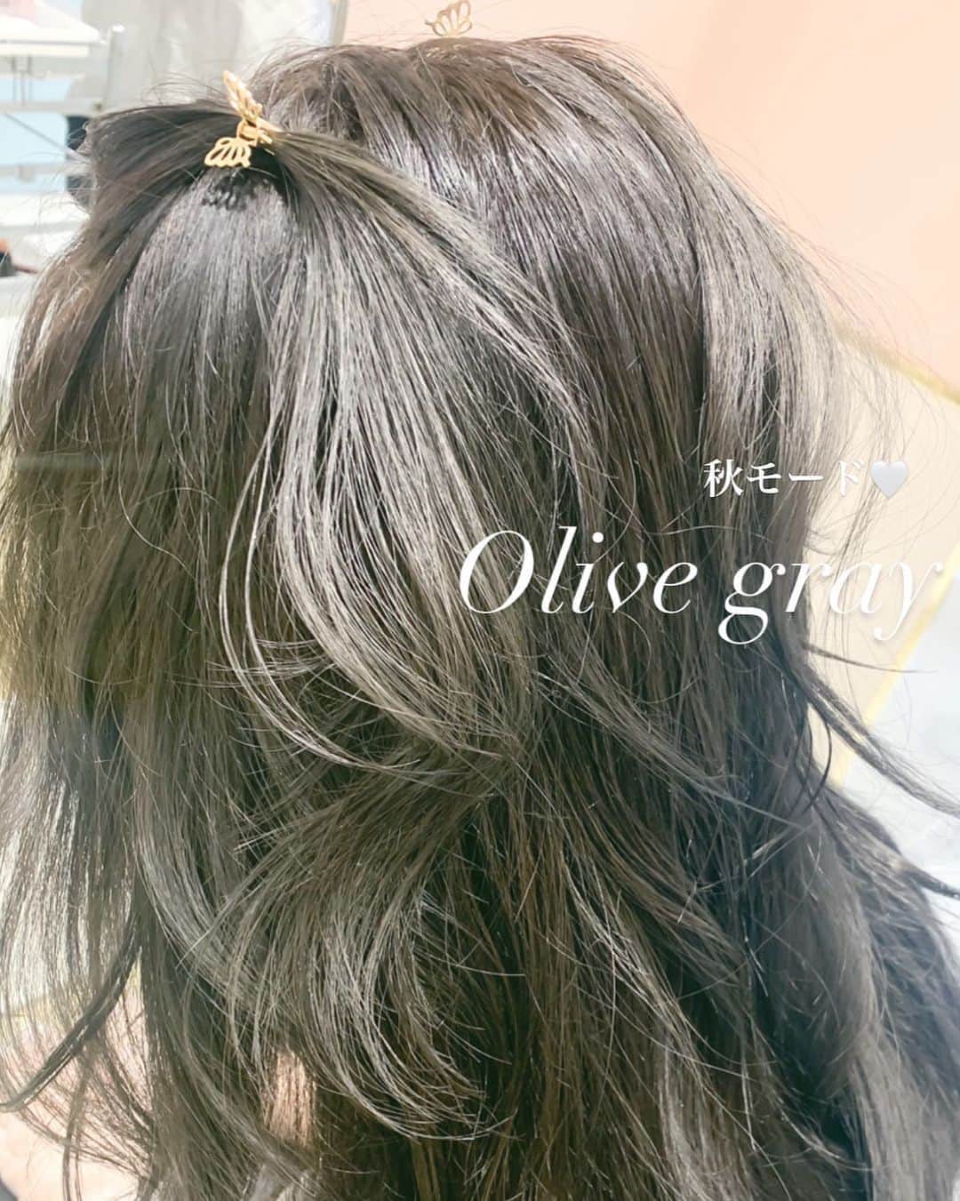 原涼香のインスタグラム：「A/W大人気🤎 𝐎𝐥𝐢𝐯𝐞 𝐠𝐫𝐚𝐲 暗くても透ける上品ないろ❤︎  ㅤㅤㅤㅤㅤㅤㅤㅤㅤㅤㅤㅤㅤ」