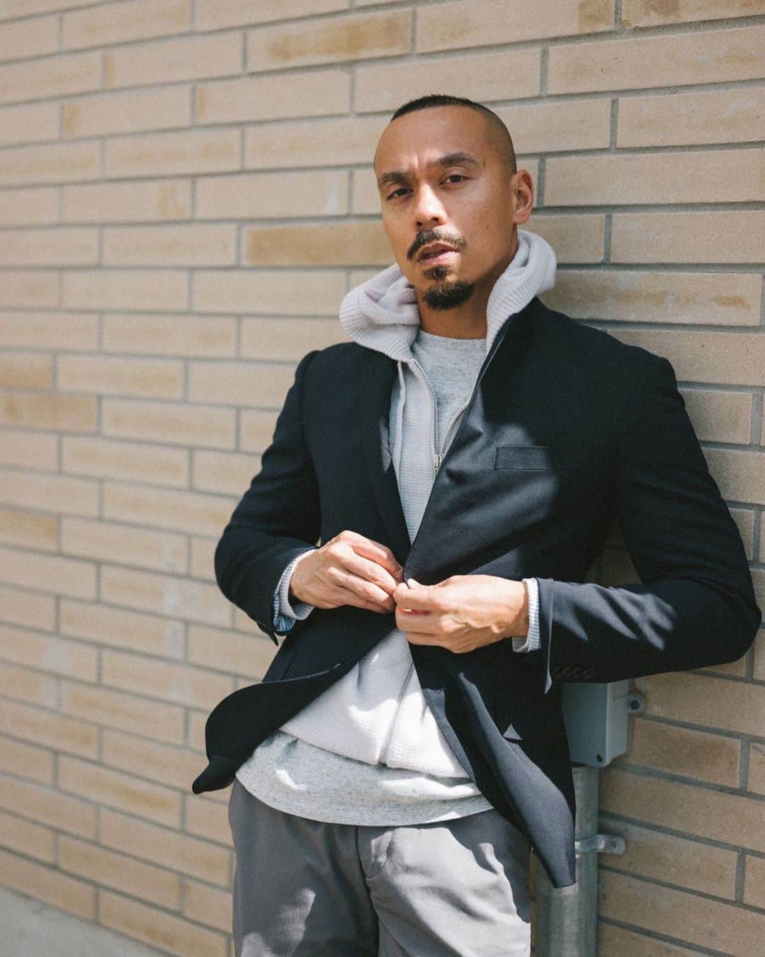 Club Monacoのインスタグラム：「Our essential look for fall: layered, comfortable, and effortless. @christopheraznar #35YearsOfClub」