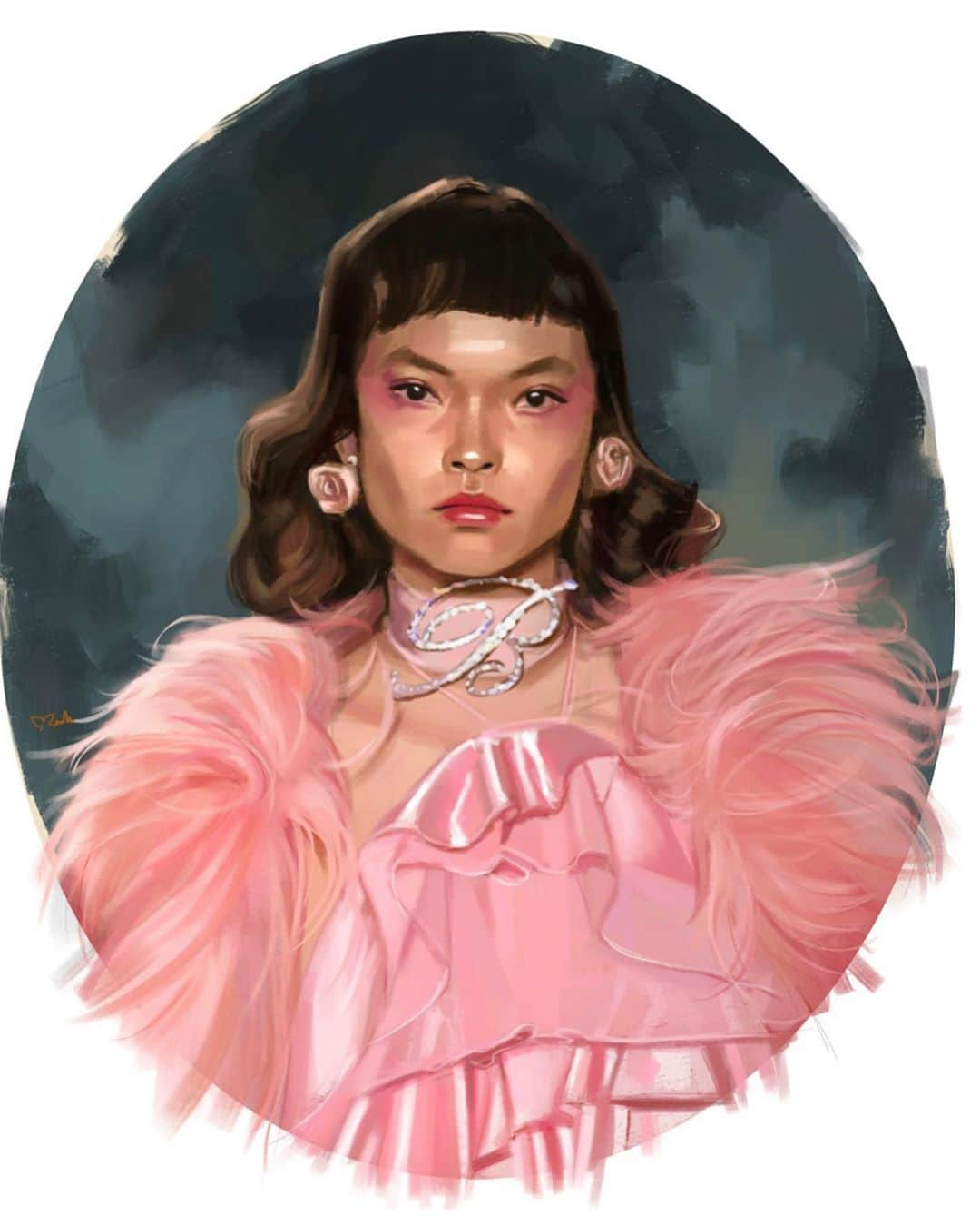 ニック・ナイトさんのインスタグラム写真 - (ニック・ナイトInstagram)「Beautiful @bellahadid illustrated by the wonderful @mahboubeh.absalan for @SHOWstudio .  Fashion from @prada, @maxmara @moschino and @bluemarinefoundation from Milan Fashion week .」10月3日 22時36分 - nick_knight