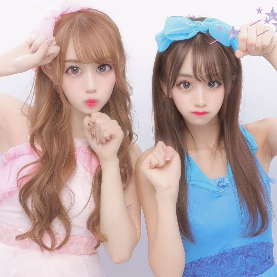 金子みゆさんのインスタグラム写真 - (金子みゆInstagram)「💗💙﻿ ﻿ TIF﻿ ﻿ LinQとしては1日目！ありがとうございました！﻿ ﻿ プリの加工がすごいwww﻿ ﻿ 明日もよろしくです！！﻿」10月3日 22時41分 - kaneko_miyu0813