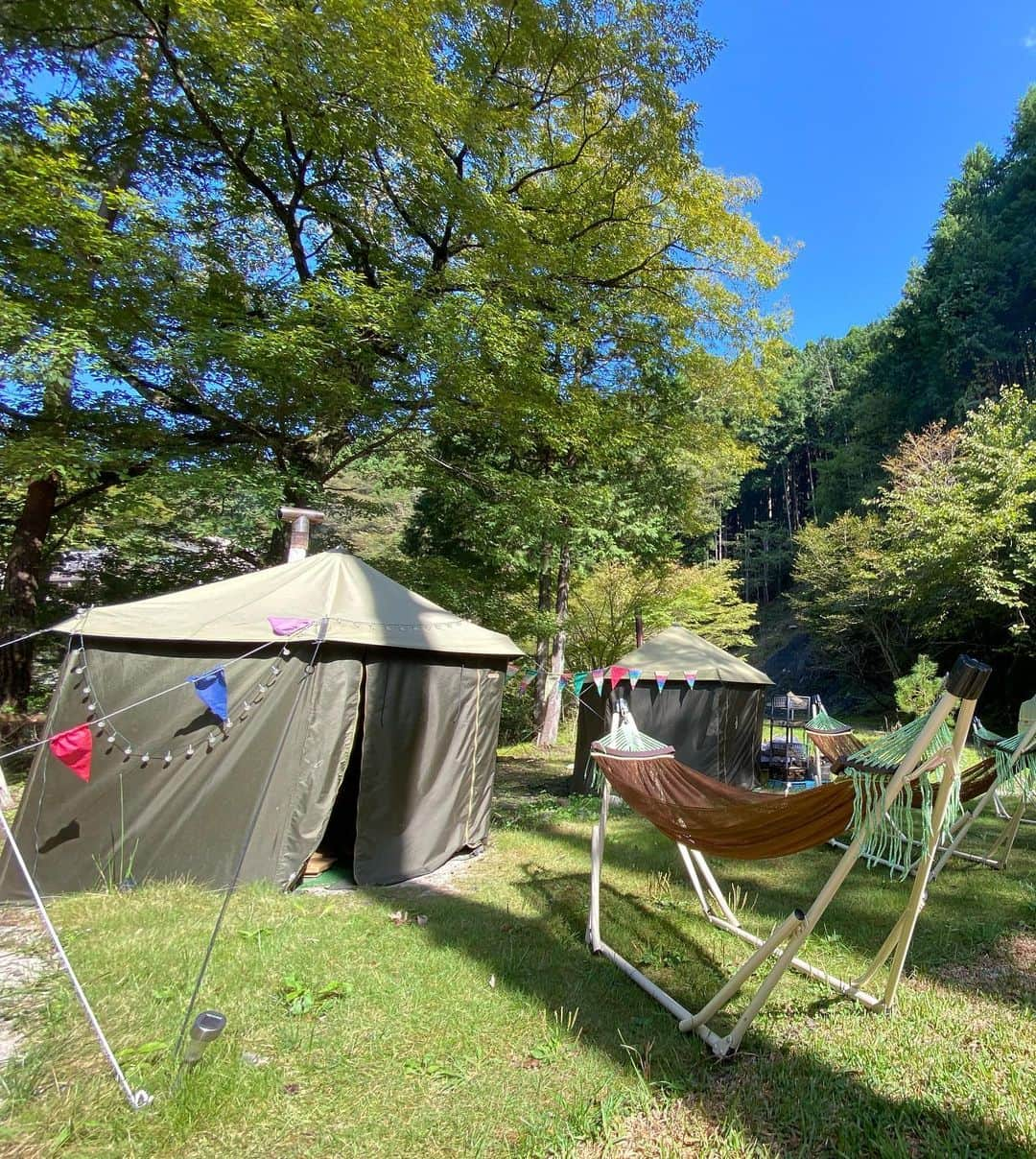 仙石みなみさんのインスタグラム写真 - (仙石みなみInstagram)「. ⛺️ 初めてのテントサウナ。最高すぎた！！ . #テント #サウナ #sauna #サ活 #サウナ女子 #camp #love」10月4日 0時02分 - sengoku_minami