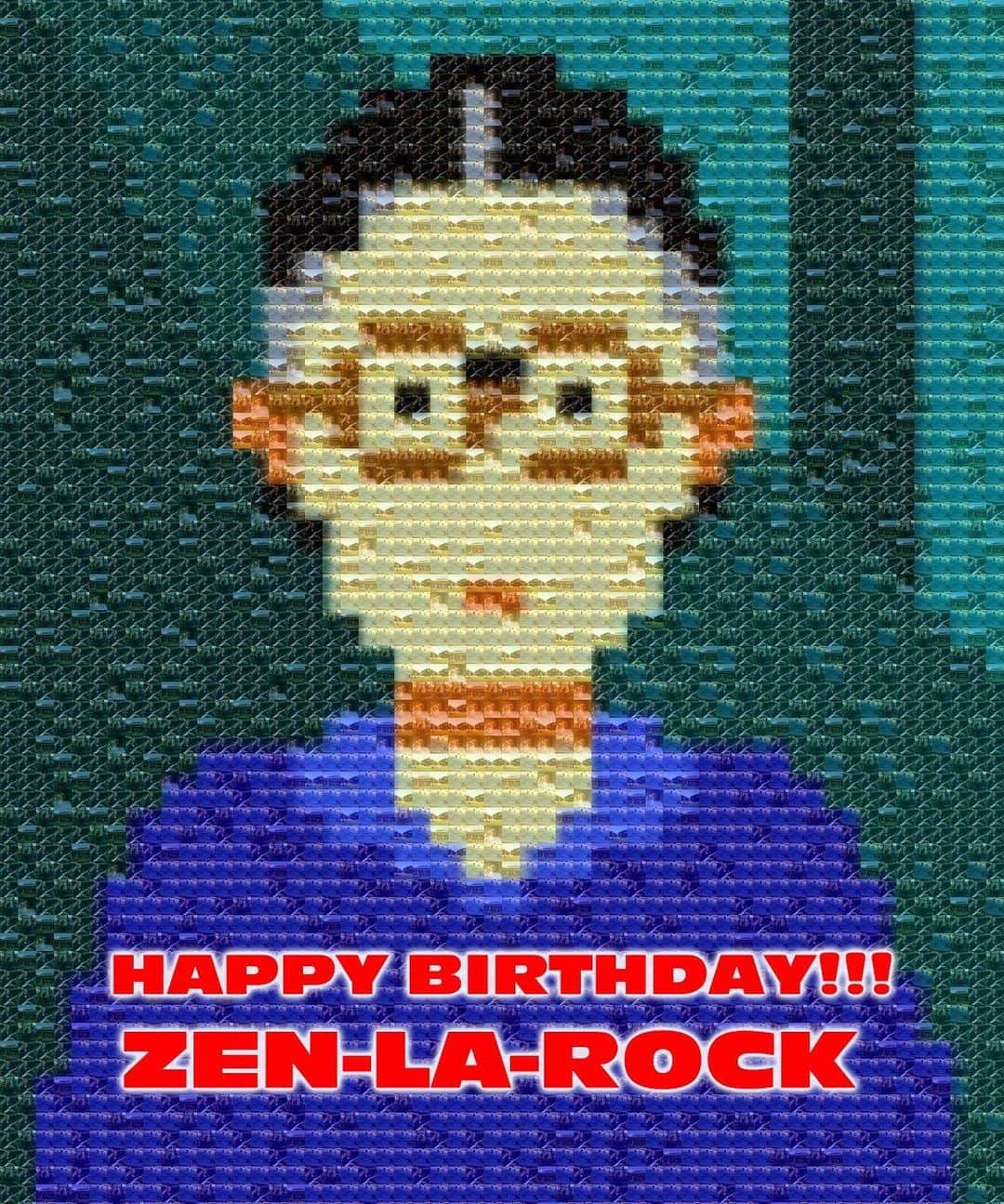 FNCYさんのインスタグラム写真 - (FNCYInstagram)「🎁🎉🎂🎉🎂🎁  HAPPY BIRTHDAY ZEN-LA-ROCK!!!!!  🎁🎉🎂🎉🎂🎁  Wishing you all the best today and throughout the coming year♬✨  今日は#zenlarock の誕生日です👏👏 おめでとう、そして、 最高の音楽をありがとう！！！！  #みんなの夏 のZEN-LA-ROCK登場シーンの モザイクアートです💡  #fncy #zenlarock #zenlarock生誕祭 #happybirthday」10月4日 0時24分 - fncy_official