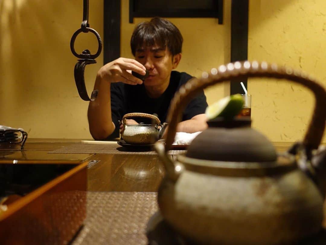 濱口優さんのインスタグラム写真 - (濱口優Instagram)「「コップで飲みてー」 #東京カレンダー風 #土瓶蒸し」10月4日 0時31分 - hamaguchi_masaru