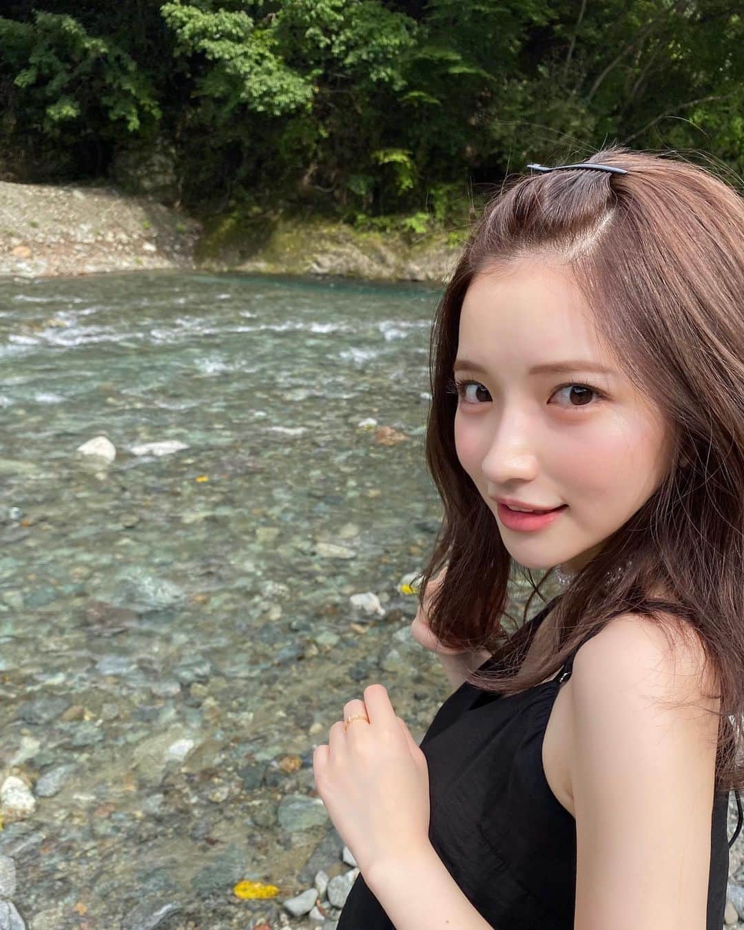 南りほのインスタグラム：「Good night 😘💚🍃」