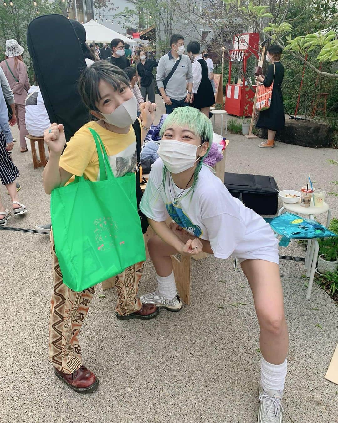あっこのインスタグラム：「俺たち！ドブ川のキキララ🌟💘💚」