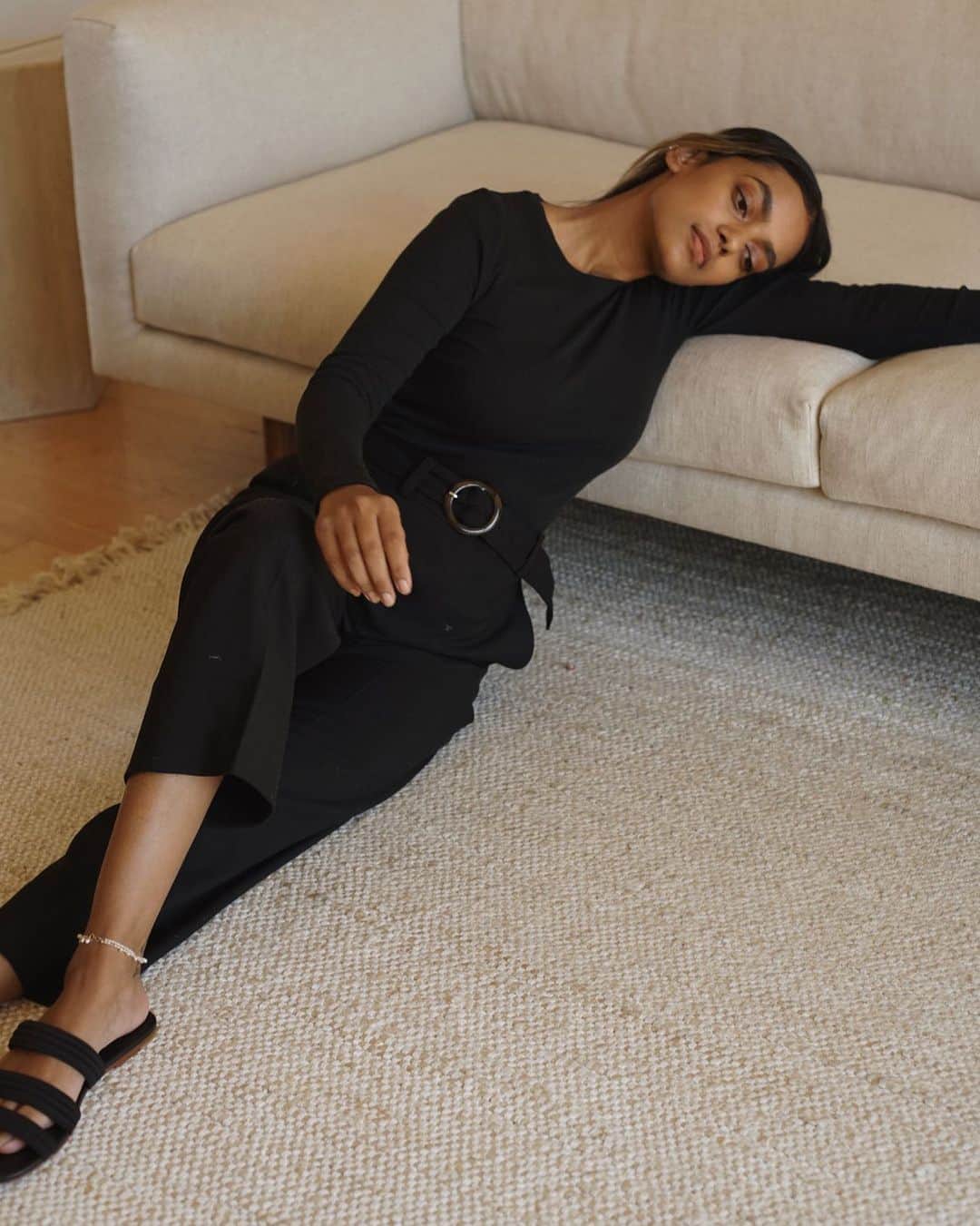 Club Monacoのインスタグラム：「"I’m a firm believer in investing in quality pieces you can treasure in your wardrobe forever. Investing in quality pieces allows me to focus on always having my go-to silhouettes. I love to have a well-fitted pair of trousers that look perfectly tailored to my body." - @stellasimona #35YearsOfClub」