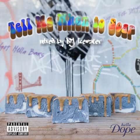 Shing02のインスタグラム：「YAY AREAAAAAA!! @helladope.soap first official mixtape 🧼 by DJ Icewater! 👉🏼helladopesoap.com stream FREE & order some bars for you & yours 🤙🏼💯」