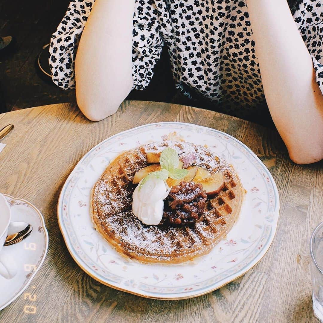 久保瑠佳さんのインスタグラム写真 - (久保瑠佳Instagram)「🍎🍴☕️」10月4日 10時54分 - lapisful