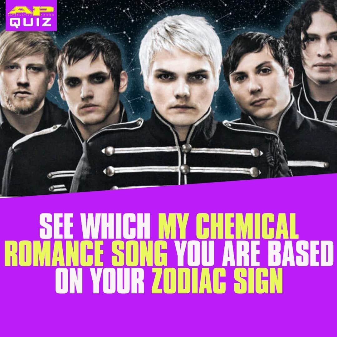 Alternative Pressさんのインスタグラム写真 - (Alternative PressInstagram)「Does your zodiac sign align with your favorite @mychemicalromance song? Find out which MCR track is your sun sign anthem⁠ LINK IN BIO⁠ .⁠ .⁠ .⁠ #mychemicalromance #mcr #mychem #frankiero #mikeyway #gerardway #raytoro #zodiac #zodiacsign #zodiacsigns #astrology #altpress #alternativepress」10月4日 3時01分 - altpress