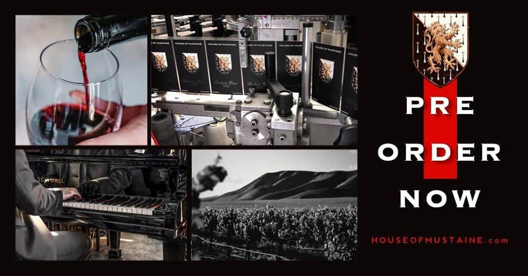 Megadethのインスタグラム：「@HouseofMustaine announces the release of three new wines in their latest collection; 2017 Almost Honest, Cabernet Sauvignon; 2017 Darkest Hour, Syrah; and a new vintage 2019 She-Wolf, Merlot Rosé. Available for PRE-ORDER NOW until October 5. smarturl.it/hom-newcollection (link in bio) . #HouseofMustaine #Wine #Rosé #RedWine #Syrah #cabernetsauvignon #merlot」