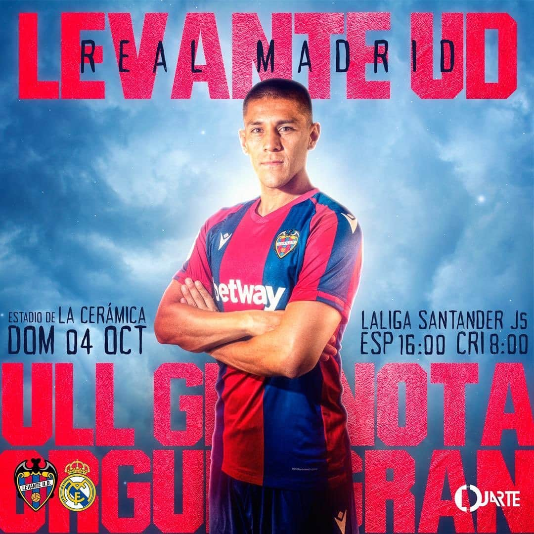 オスカル・デュアルテさんのインスタグラム写真 - (オスカル・デュアルテInstagram)「. @laliga  @levanteud 🔵🔴🐸 .. ‬ ‪🆚 @realmadrid .‬ ‪🏆 LaLiga Santander . ‪⚽️ Jornada 5...‬ ‪🏟 La Cerámica  ‪📅 Domingo 4 Octubre.‬ ‪⏰ 16:00h 🇪🇸 08:00h 🇨🇷‬」10月4日 3時59分 - oduarte06