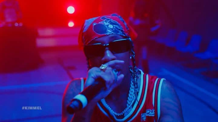 タイガのインスタグラム：「Last night @jimmykimmellive  @asapferg @dennisrodman 🔥🔥🔥🔥🔥🔥🔥🔥🔥🔥🔥🔥🔥🔥🔥🔥🔥🔥🔥🔥」