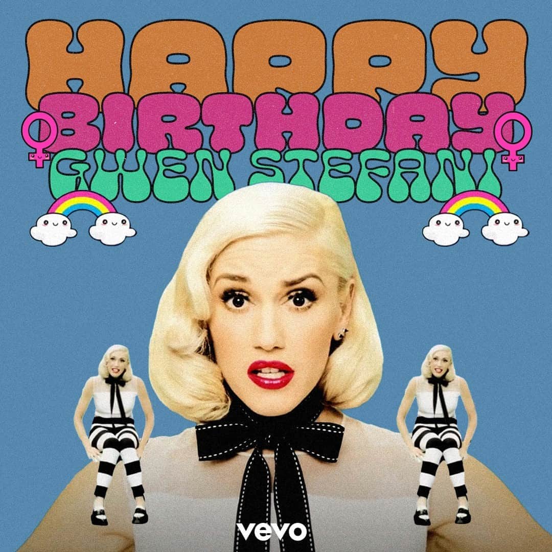 Vevoさんのインスタグラム写真 - (VevoInstagram)「Celebrate the iconic @gwenstefani on her special day with this great collection of videos! 🥳 Play some "Hollaback Girl," "The Sweet Escape," and "Cool" along with many others with our playlist now! ⠀⠀⠀⠀⠀⠀⠀⠀⠀ ▶️[Link in bio] #GwenStefani #Birthday」10月4日 7時50分 - vevo