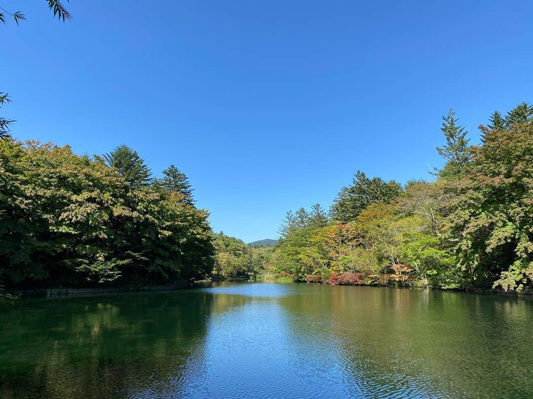 大後寿々花さんのインスタグラム写真 - (大後寿々花Instagram)「まだ紅葉まではいかなかったけど景色は抜群でした🌿晴れてよかった〜☀️  #軽井沢 #🍃 #japan」10月4日 19時54分 - suzuka_ohgo