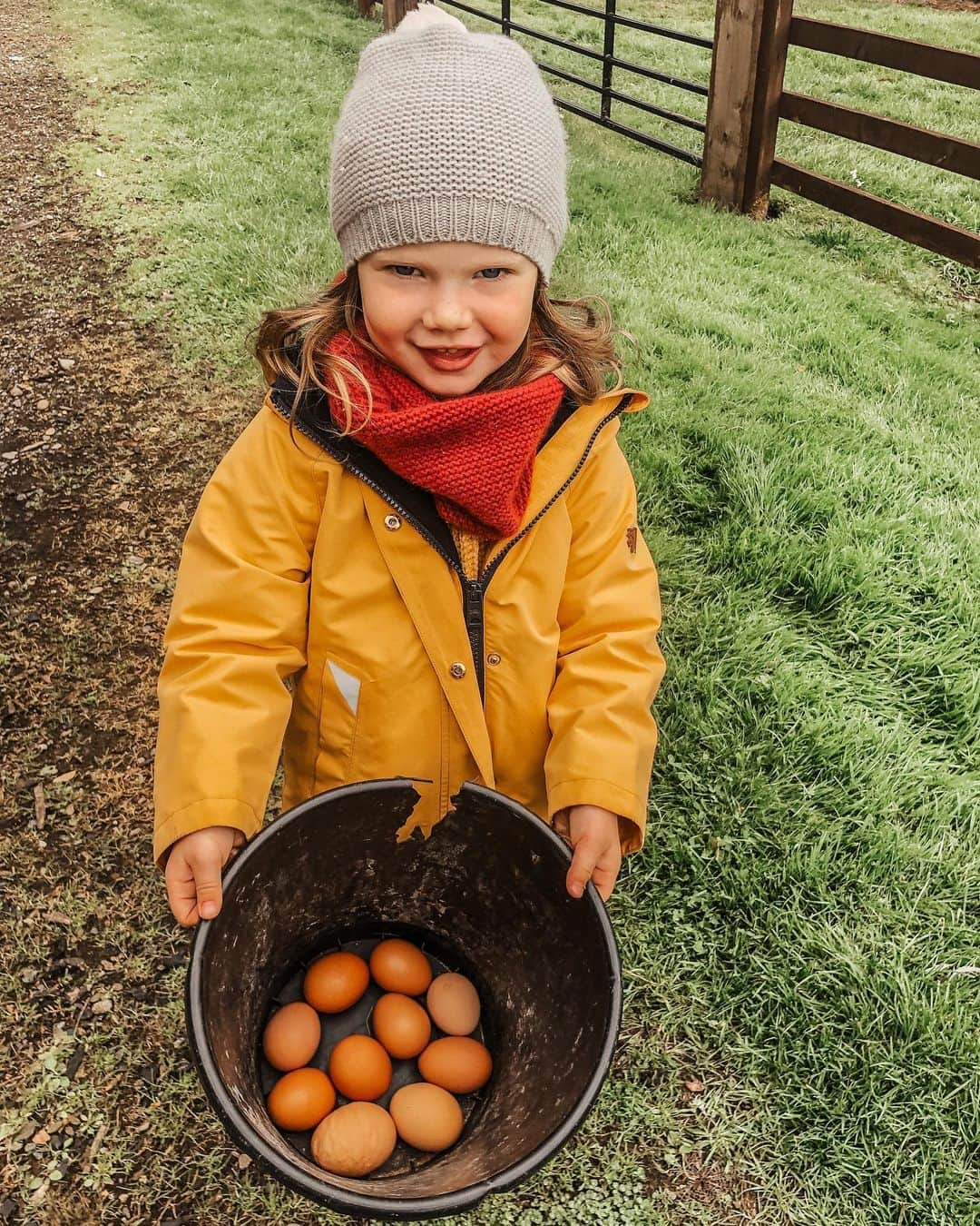 アレクサンドラ・フェルステッドさんのインスタグラム写真 - (アレクサンドラ・フェルステッドInstagram)「🥚 Learning how to be a farm girl, collecting eggs this morning 🥚   #countrylife🌾」10月4日 19時55分 - binkyfelstead