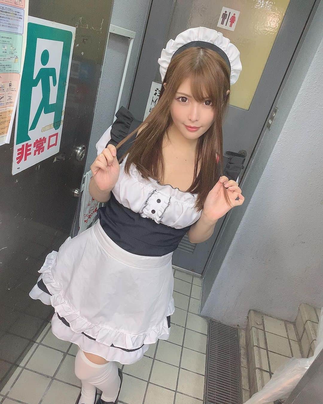 のインスタグラム：「秋葉原に出没したメイドだよ！」