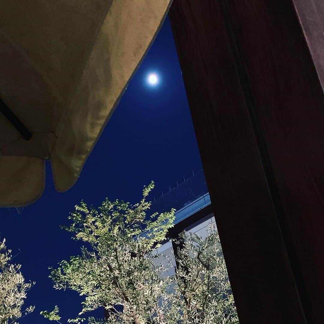 YURIさんのインスタグラム写真 - (YURIInstagram)「こないだ。満月じゃ無いって誰か言ってたが私にはまん丸に見えるけど🌕#fullmoon ? #japan #tokyo」10月4日 15時48分 - divafreshyuri
