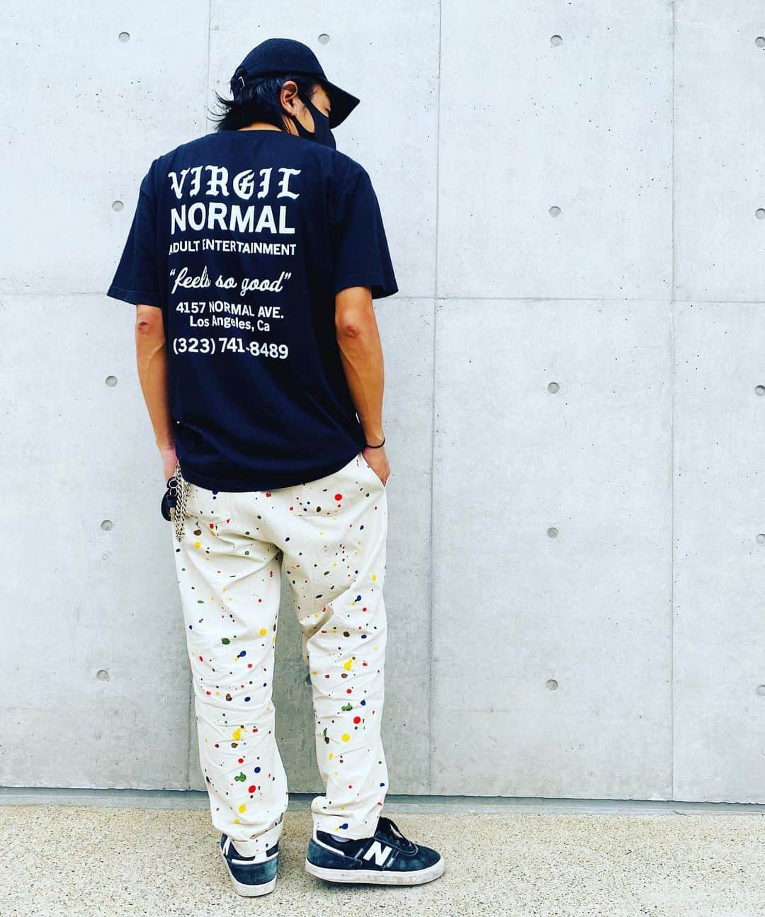 Shun さんのインスタグラム写真 - (Shun Instagram)「Cookmanの新作パンツも好調👨‍🍳👍🏻 Thanks @cookman.jp   👖Sauce Splash Chef Pants (size L) 👕 @virgilnormal」10月4日 21時34分 - totalfat.shun