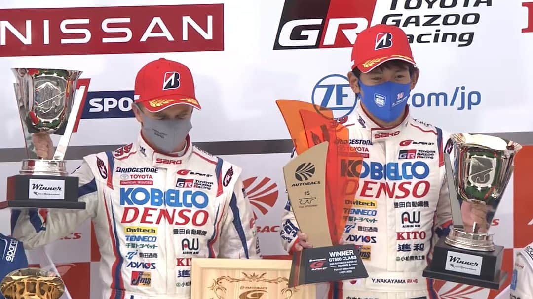 武田美憂さんのインスタグラム写真 - (武田美憂Instagram)「. SUPERGT第5戦 富士、 39号車TGR TEAM SARD DENSO KOBELCO SARD GR Supra は みごとに優勝いたしました！！！ 寿一監督、ヘイキ選手、中山選手、チームの皆様 おめでとうございます！ そして感動をありがとうございます！🎉✨ 応援してくださっていた皆様も ありがとうございました！！！！💙 . Congratulations to Mr.Heikki, Mr.Nakayama and Juichisan!And you guys have been an inspiration to us.Thank you🤍🤍🤍 . #英訳つけましたが英語できないので間違ってたらみんな教えてね😂 #sgt #supergt #tgr #supra #race #スーパーgt #tgrteamsard #owltech #オウルテック」10月4日 16時06分 - takedamiyu_