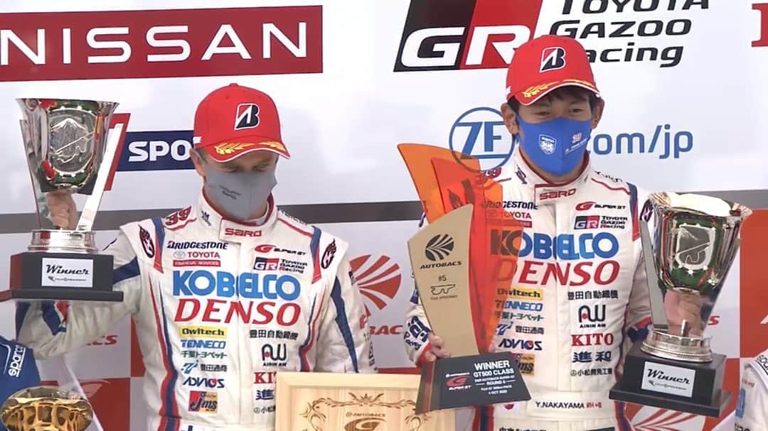 武田美憂のインスタグラム：「. SUPERGT第5戦 富士、 39号車TGR TEAM SARD DENSO KOBELCO SARD GR Supra は みごとに優勝いたしました！！！ 寿一監督、ヘイキ選手、中山選手、チームの皆様 おめでとうございます！ そして感動をありがとうございます！🎉✨ 応援してくださっていた皆様も ありがとうございました！！！！💙 . Congratulations to Mr.Heikki, Mr.Nakayama and Juichisan!And you guys have been an inspiration to us.Thank you🤍🤍🤍 . #英訳つけましたが英語できないので間違ってたらみんな教えてね😂 #sgt #supergt #tgr #supra #race #スーパーgt #tgrteamsard #owltech #オウルテック」