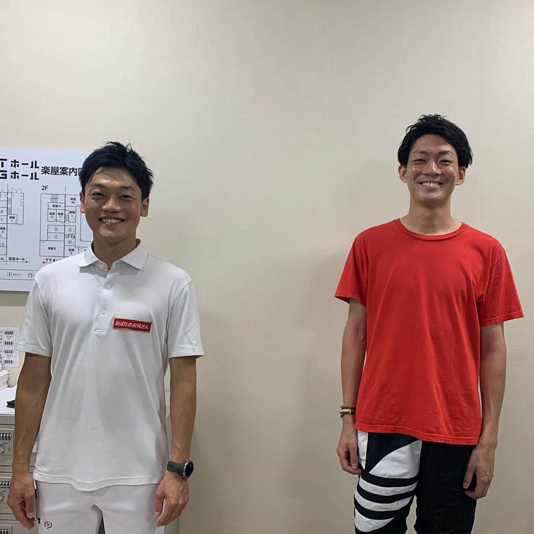 のインスタグラム：「弟に会いました😌  #おばたのお兄さん」