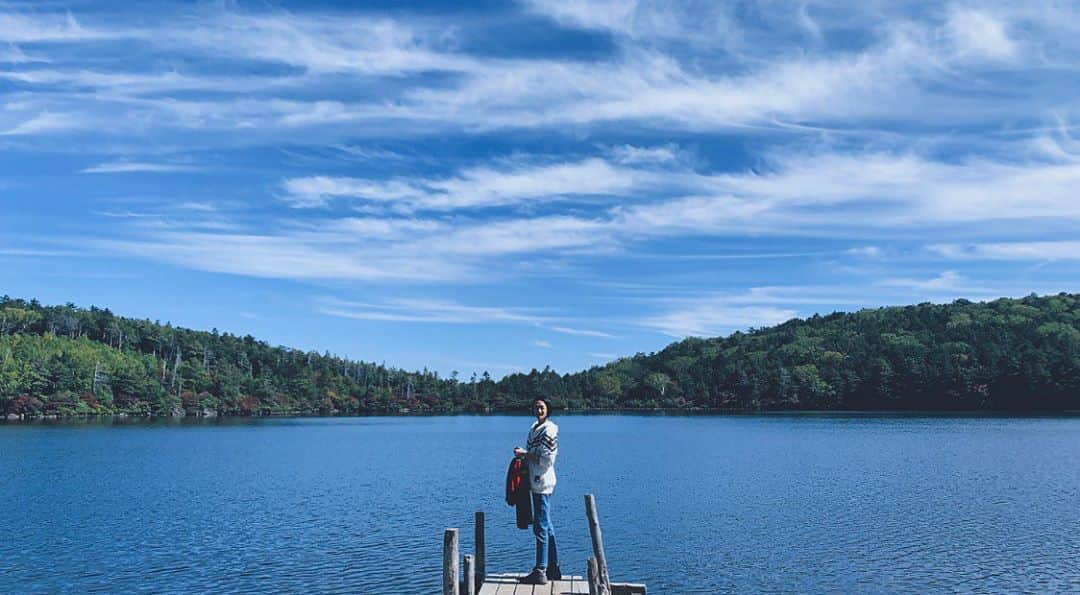 冨永愛さんのインスタグラム写真 - (冨永愛Instagram)「﻿ ﻿ Beautiful lake 🇯🇵﻿ #こんなところがあったなんて﻿ ﻿」10月4日 16時33分 - ai_tominaga_official