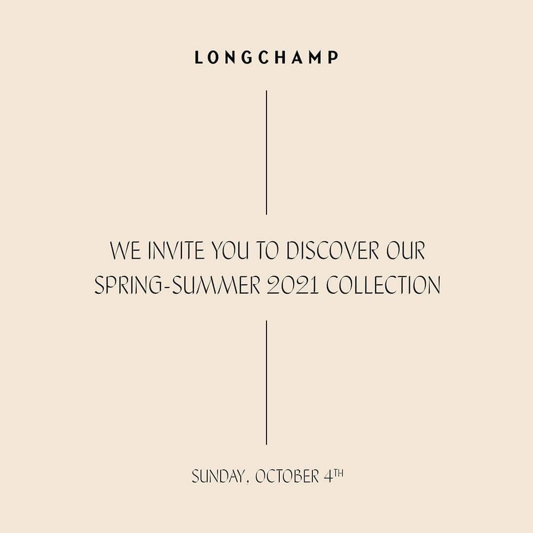 Longchampさんのインスタグラム写真 - (LongchampInstagram)「The moment we’ll be dreaming about until the weather warms up... Today, we are hosting an exclusive press event to debut our Spring / Summer 2021 Collection! We’ll be sharing photos of the fashion, for the first time ever, here on our social feed. So stay tuned and check back!  #Longchamp #LongchampSS21 #LongchampFashionShow #ParisFashionWeek」10月4日 16時50分 - longchamp