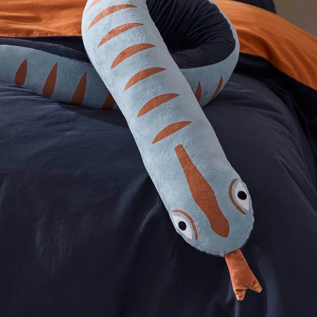Target Australiaさんのインスタグラム写真 - (Target AustraliaInstagram)「Reptile fans will be wrapped with this velvet snake print cushion 🎯♥️ #targetaus #targetauskids #targetaushome」10月4日 18時12分 - targetaus